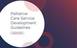 Why the Palliative Care Service Development Guidelines are important and what were the biggest changes from the previous guidelines